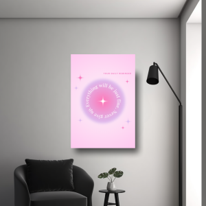 Aesthetic Reminder Motivational Quote Poster 6